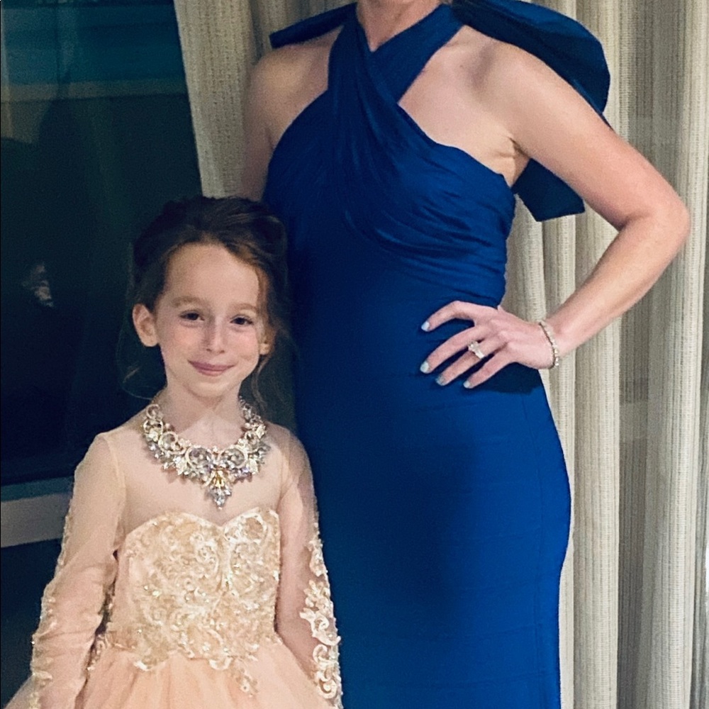 Herve legar bow dress